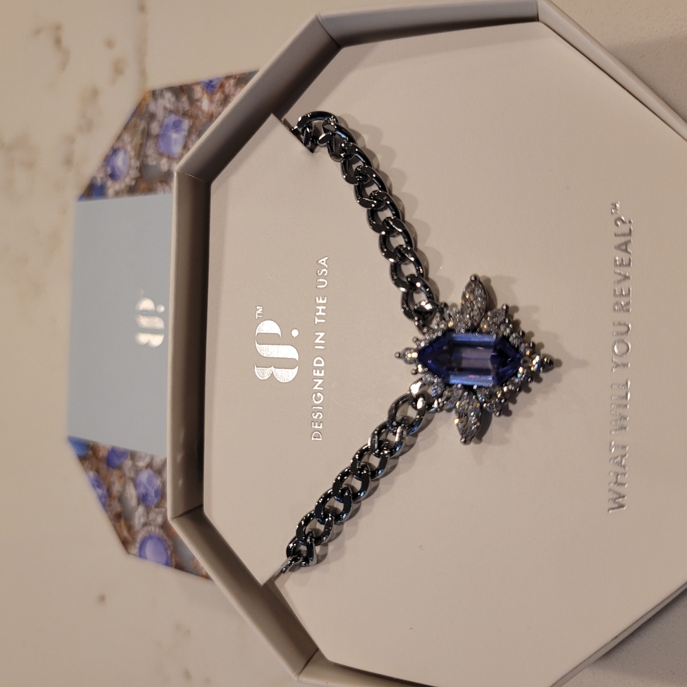 Bomb Party December 2024 She's Edgy and Timeless Necklace on Hematite